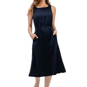 NWT Ministry Of Supply Dark Navy Blue Swift Sheath Dress Size XS